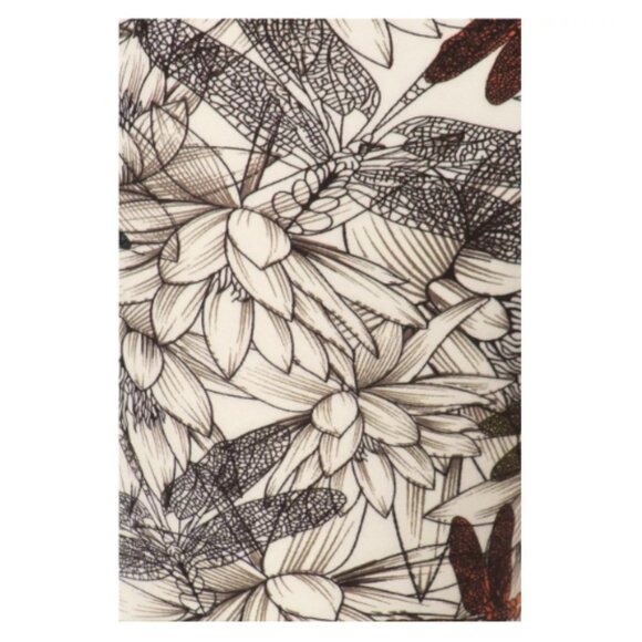 Dragonfly Print Yoga Style Women's Slim Fit Leggings, High Waist, ONE SIZE - Picture 4 of 4